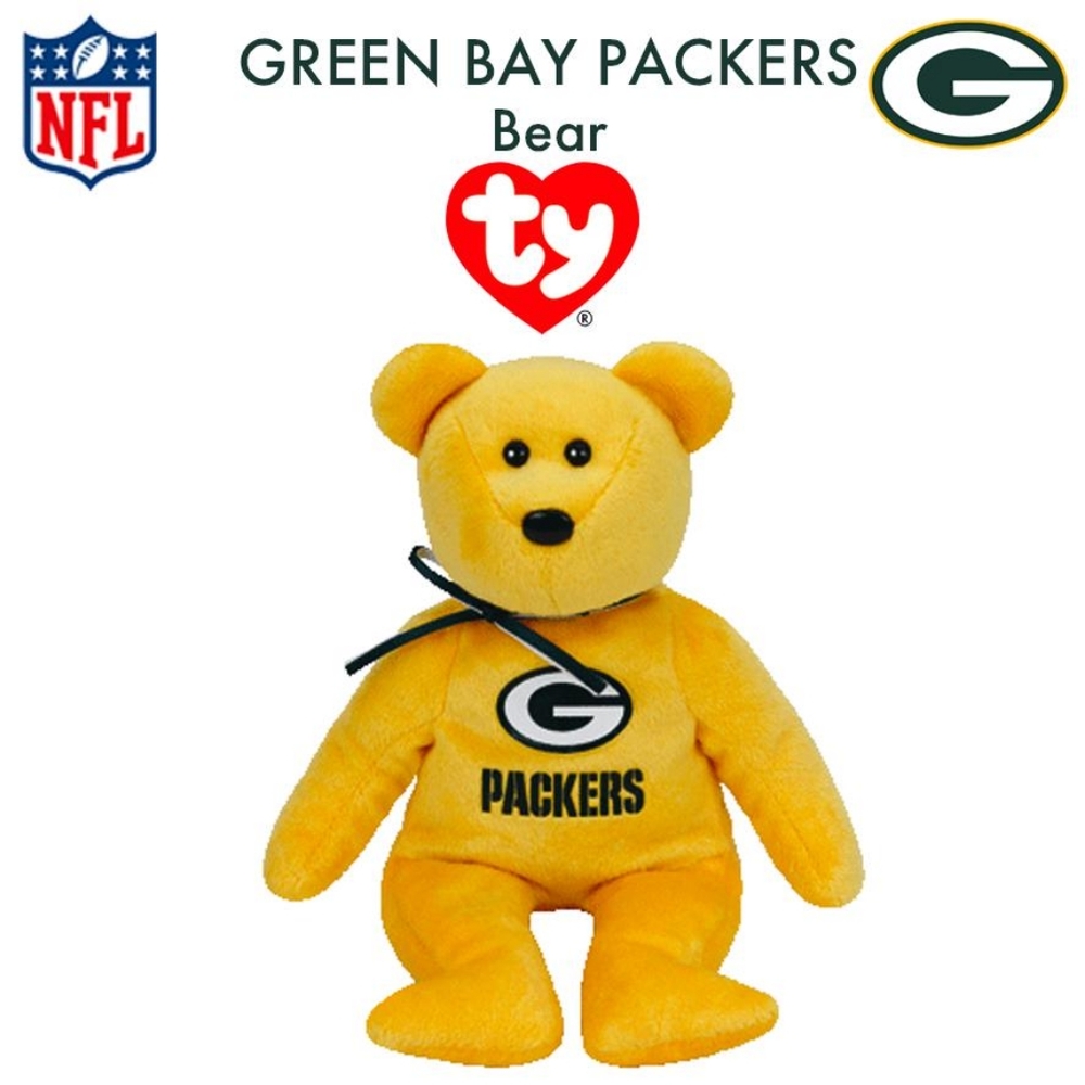 Beanie Babies GB PACKERS Bear